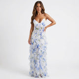 Corset Maxi Dress Holiday Vacation Dress
