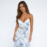 Corset Maxi Dress Holiday Vacation Dress