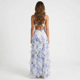 Corset Maxi Dress Holiday Vacation Dress
